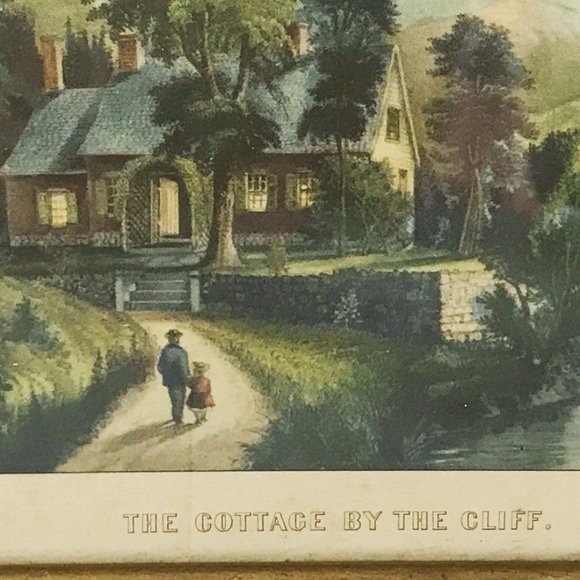 Vintage Framed Picture, Currier & Ives - Picture 4 of 7